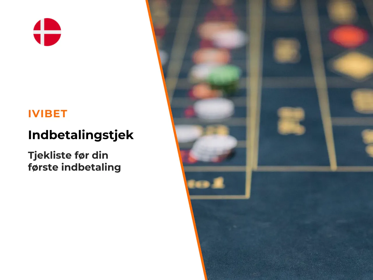 15. Checkliste før du indbetaler