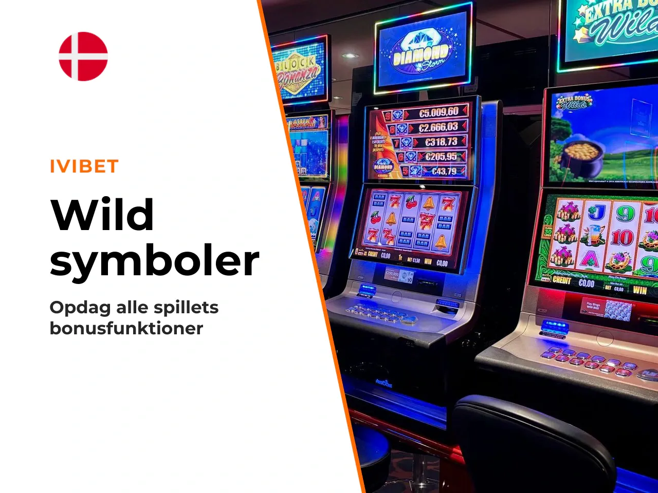 Wild symbols og sticky wilds. Wild-symbolet
