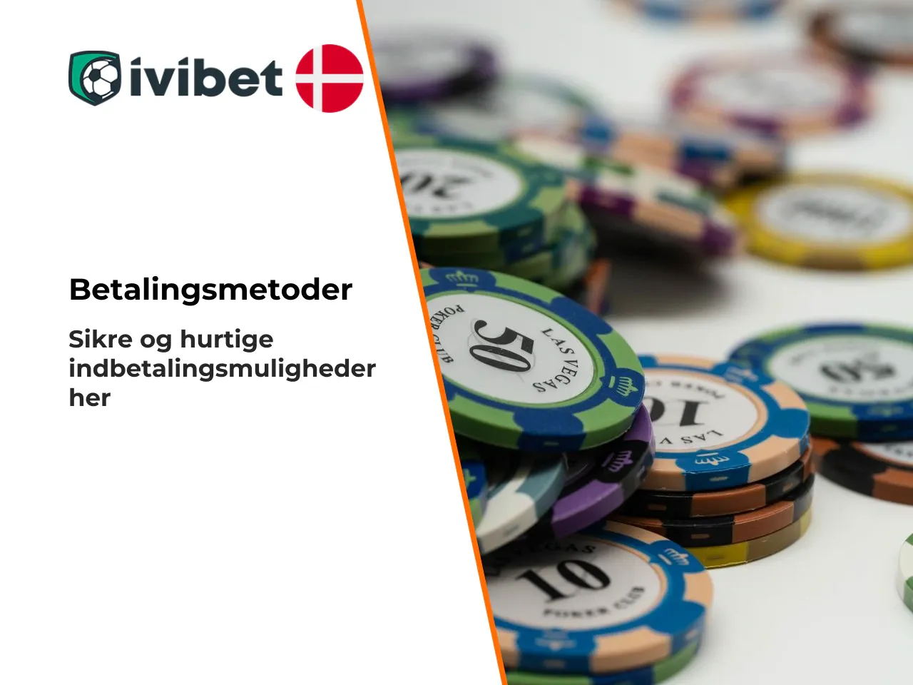 Tilgængelige betalingsmetoder og valutaer. Brugere kan