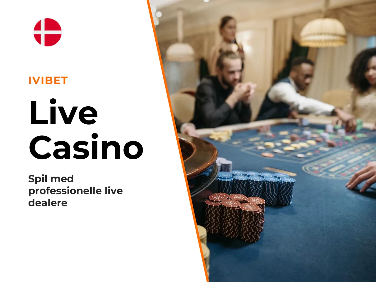 IviBet live og live casino. Sektionen