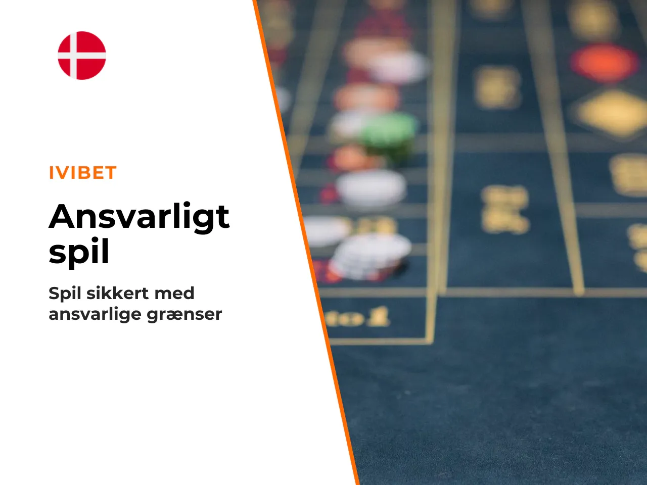 Ansvarligt spil. Spil skal være underholdning