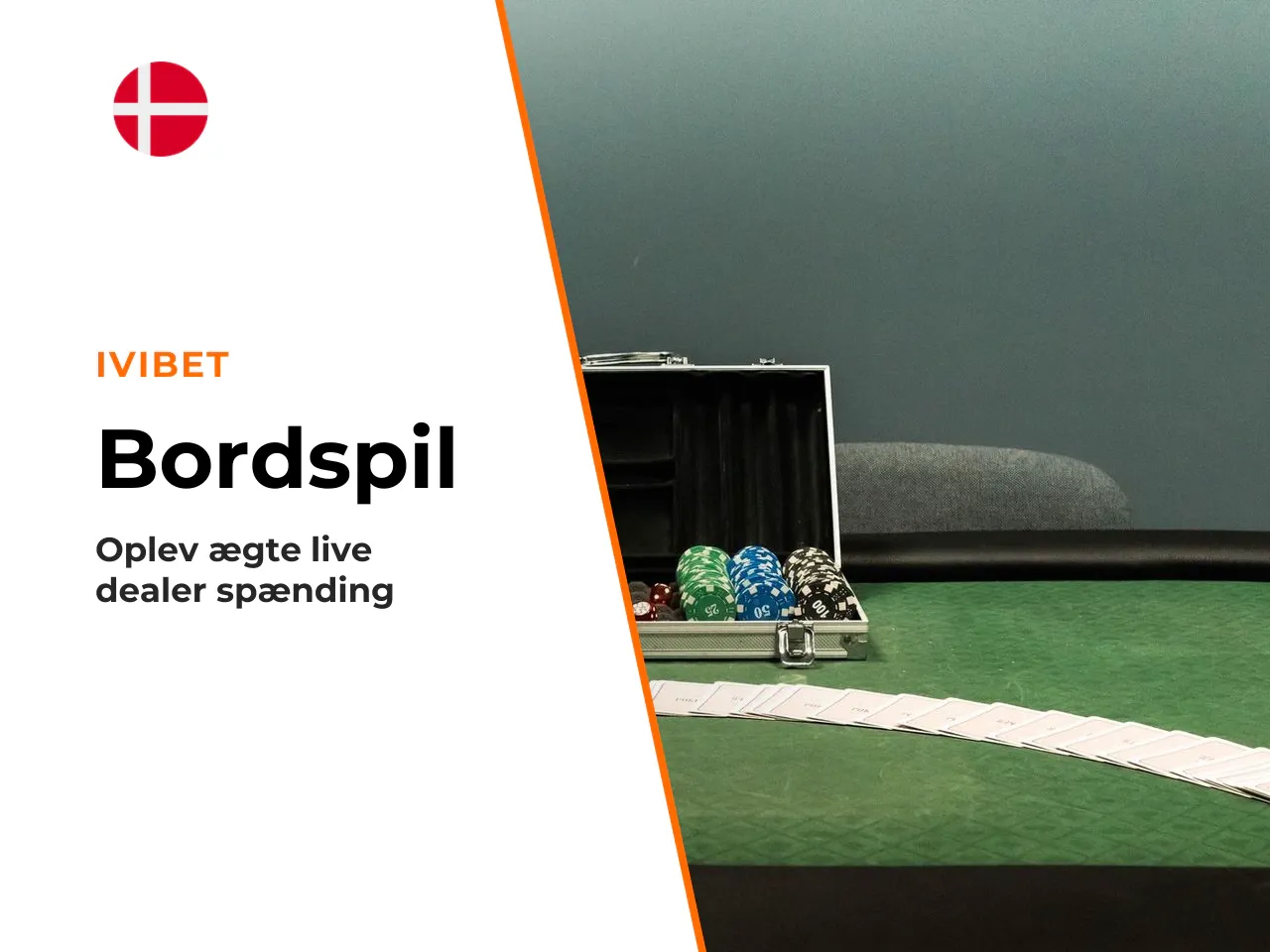 Live dealer og klassiske bordspil. Blandt