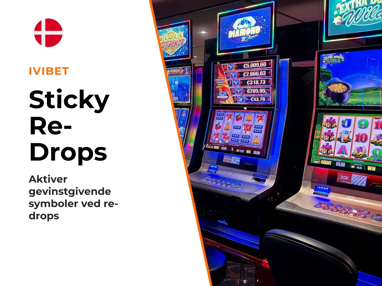 Sticky Re-Drops og Golden Riches. Sticky